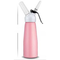 질소 휘핑기 유제품 크림용 쿠킹 대용량 거품기 기계, 핑크 500ml