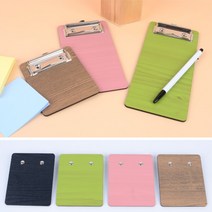 크기별 미니 클립보드 서류 문서 파일정리 영수증꽂이, 검정, 110mm