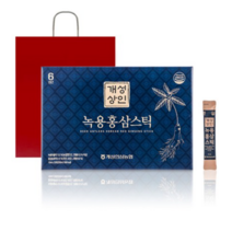 개성상인 녹용 홍삼 스틱 30개입 + 쇼핑백, 300ml, 1개