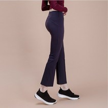 뒤란 뒤란 다리가 길어 보이는 여성 요가복 루사 핀턱 부츠컷 바지 DFW4044