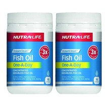 뉴트라라이프(Nutra-Life) 뉴트라라이프 피쉬오일(오메가3) 원어데이 90캡슐 X 2개, 180캡슐, 1세트