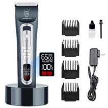 청소년 고등학생 전기 면도기 수염정리기 가성비 pcltllk hair clipper set electric hair trimmer 무선 트리머 남자 이발사 헤어 커팅 머신, 협력사, 푸른