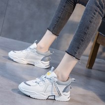 2020 화이트 스니커즈 여성 불이 들어오는 운동화