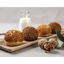 호두먹빵 파이만쥬 소보로빵 호두파이 에어프라이어빵 호두과자 디저트선물, [식품_빵] 플레인 6구(플레인 6개입)