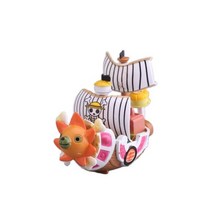 애니메이션 원피스 2 년 후 해적선 천 화창한 회전 메리 보트 PVC 액션 피규어 소장용 조립 모델 장난감 인, 01 Thousand Sunny 2