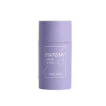 스킨 케어 녹차 퓨리파잉 클레이 스틱 마스크 오일 컨트롤 안티-여드름 가지 meidian green tea mask, 자주색
