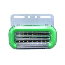 트레일러 클리어런스 조명 24V LED 마커 조명 10 개 트럭 조명 밴 사이드 라이트 레드 화이트 앰버, 02 Green