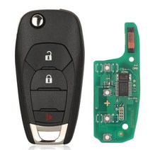 자동차원격시동 차량경보기 jingyuqin remote smart car key for chevrolet avo cruze 콜로라도 소닉 스파크 234 버튼 433mhz, 플러스1 버튼 2개