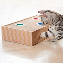 고양이 장난감 플레이 박스 사냥 놀이 분리 불안 토이, 1개