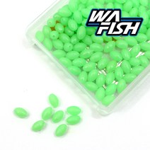 청룡조구 발광옥 140EA 벌크 집어극대화 야광구슬 자작채비용 소품 낚시구슬, M(약140개) 5.8mm