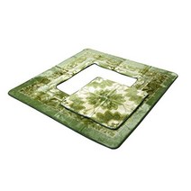 이케히코 호리리 고타츠 러그 카펫 5 다다미 「H 카트레아 호리」그린 약 230×330 cm(구리 빼기부 90×150 cm) 핫 카펫 대응