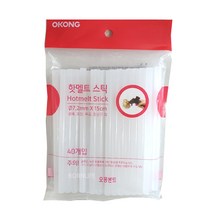 오공 핫멜트 미니 스틱 7.2mmx40개입 240g