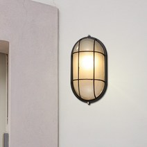 인테리어 벽등 LED 실내 실외 벽부등 카페 조명, 02. 철망방습등 (소)