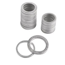 고무와셔 오링 실리콘 구리 스텐 20pcs m6-m26 알루미늄 와셔 가스켓 플랫 금속 와셔 가스켓 플러그 오일 씰링 링 가스켓 패스너 10x14x1mm, 14x18x1mm, 13 14x18x1mm