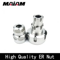 콜릿 척 볼트 탭 밸브 er 시리즈 너트 er11 er20 A M UM 유형 ER 콜렛 척 CNC 선반 밀링 커터 홀더, 06 ER20M(M24 x 1.0), 단일, ER20M(M24 x 1.0)