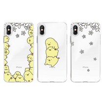 삐약 병아리 스마트폰 디자인 주문 제작 폰 케이스 슬림 투명 젤리
