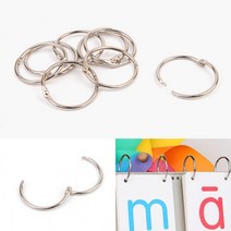 걸이식 원형 카드링 소 8P 어린이가방키링 액세서리키홀더, 대 5P