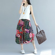 하렘팬츠 여자 알라딘바지 린넨 옆트임 요가 빅사이즈 바지 태국옷