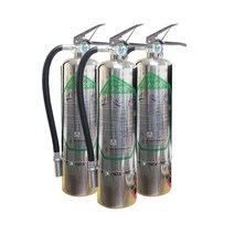 청정 소화기 3kg HCFC-123 친환경소화기 하론 대체형, 소화기+거치대, 12개