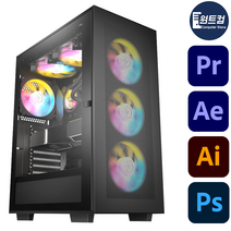 4K 영상편집 컴퓨터 유튜브 동영상 에펙 프리미어 프로 PC, 윈도우11 홈 DSP 정품, 메모리 32GB추가, 영상편집용02