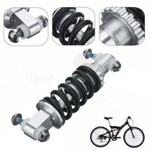 브레이크패드 보조 조수석 125mm 450LBS 자전거 스프링 충격 흡수 서스펜션 댐퍼 Mtb Dh 후면 사이