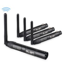 디제잉장비 외계인 dmx512 무선 컨트롤러 수신기 송신기 2.4g ism dj 19, 1t3r, 영국 플러그