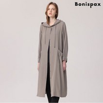 보니스팍스 포켓 턱 포인트 롱 후드 점퍼-MG69JP182