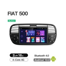 카플레이 킹체인지 739 autoradio for fiat 500 2010-2015 라디오 안드로이드 자동 스테레오 dps 4g wifi carplay 자동차 오디오 mp4 2, 4코어 2 16g