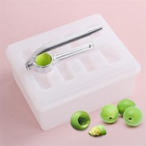 매실씨빼는기계 도구 제거기 분리기+받침통 세트, 4개