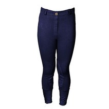 One Stop Equine Shop BasEQ Laynie 아동용 승마 바지 아동용 여아용 승마 의류 블랙. 16