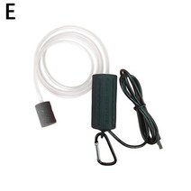 충전식기포기 낚시 산소 미니 USB 수족관 물고기 탱크 산소 공기 펌프 휴대용 에어레이터 액세서리 절약 수, 05 E