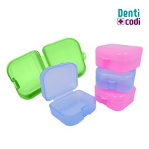 SGS 덴티코디 리테이너케이스 교정유지기케이스 치아교정기케이스 의치통 (색상 랜덤 배송), 1개