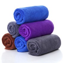 극세사 타올 수건 100g, 갈색, 1개