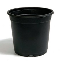[짱짱마켓] 이색포트(검정) 플라스틱화분 모종화분 분갈이흙, 150