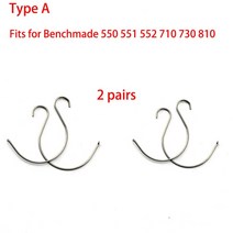 유압프레스 미니 압축기 프레스 소형2pairs 스테인레스 스틸 액슬 잠금 스프링 액세서리 Benchmade 810 551, 2 Pairs Type A