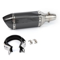 탄소 섬유 색깔 Nmax Tmax250 Msx350 GSR600를 위한 바이크 오토바이 배기 머플러 관 530cc 125cc 600cc, 01 A