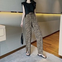 에떼르나 호피 밴딩 바지