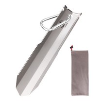 lixada 티타늄 캠핑 삽 티타늄 정원 핸드 삽 캠핑 흙손 야외 하이킹 배낭 흙손, 협력사, 01 Type 1