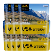 전투식량 발열팩 핫앤쿡 제육비빔밥 120g x 7개세트, 7개