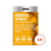 GNM자연의품격 (12개월분) 종합비타민 미네랄 15 90정 4박스