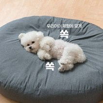 뚱땡이 무중력 우주 방석 반려견 강아지 애견 고양이 먼지 안붙는 방수 쿠션, 블루