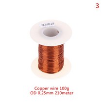 권선코일 구리선0.13mm ~ 1.25mm 구리 와이어 자석 에나멜 권선 코일 100g, 03 A3