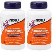 NOW Foods Policosanol 40mg 90 Veg Capsules 폴리코사놀 폴리코사놀 쿠바 쿠바산폴리코사놀 폴리코사놀 쿠바산 사탕수수폴리코사놀 쿠바산 쿠바산폴리코사놀직구 폴리코사, 1개, 1