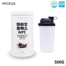 마이오플랙스 분리유청단백질 WPI 단백질프로틴 고단백질 프로틴파우더, 1세트, 500g