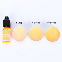 비누만들기 비누키트재미를 위한 10ML 수지 안료 양초 비누 DIY UV 에폭시 금형 쥬얼리 제작 용품 공예품, 20 Fluorescent Yellow