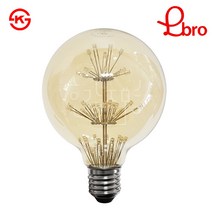 엘브로 LED 에디슨 눈꽃 G95