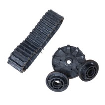 체인세트 고무 트랙 드라이브 플라스틱 들러 휠 트랙 시스템에 적합 ATV UTV 버기 카트, [01]