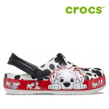 크록스 아동 샌들 41- 207193-100 Kids Crocs Fun Lab-Disney 101 Dalmatians Clog White