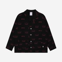 아이앱 스튜디오 x 넷플릭스 파자마 쿠션 커버 세트 블랙 IAB Studio x Netflix Pajama Cushion Cover Set Black