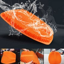 셉터 차량용 실리콘방석 입체방석 통풍방석 여름 쿨방석, 3D실리콘 방석 오렌지, 색상:3D 실리콘방석 (오렌지)